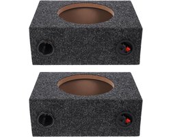 Subwooferbehuizing Auto - Luidsprekerbox - Krachtige Bas - Basreflexpoort - 6x9 Inch - Antraciet
