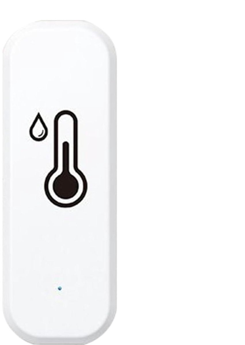 Slimme Sensor - Klimaat Monitor - Binnenklimaat Bewaken - App Notificaties - 7 cm - Wit