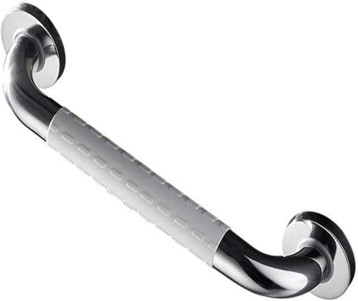 Badkamer Handgrepen - Veiligheidsleuningen - Ondersteuning in Huis - Antislip Nylon Grip - 2.54 cm Doorsnee - Gepolijst Chroom