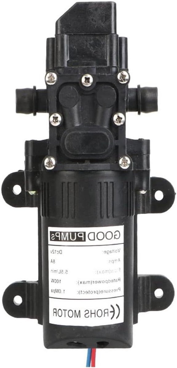 Dompelpomp - Waterpomp - Landbouw - Drukschakelaar - 12V 220V - Zwart