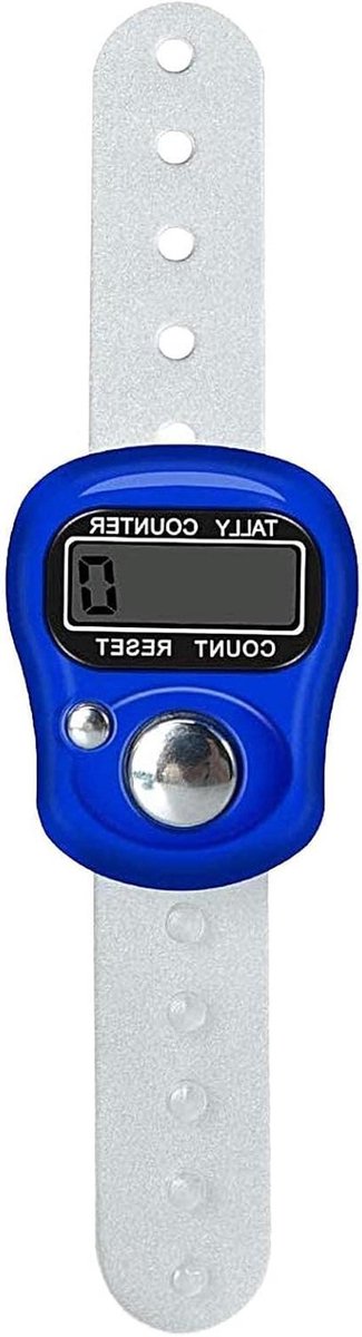 Digitale Vingerteller - LCD Teller - Activiteiten Tellen - Met Achtergrondverlichting - 10 x 3 cm - Willekeurige Kleur