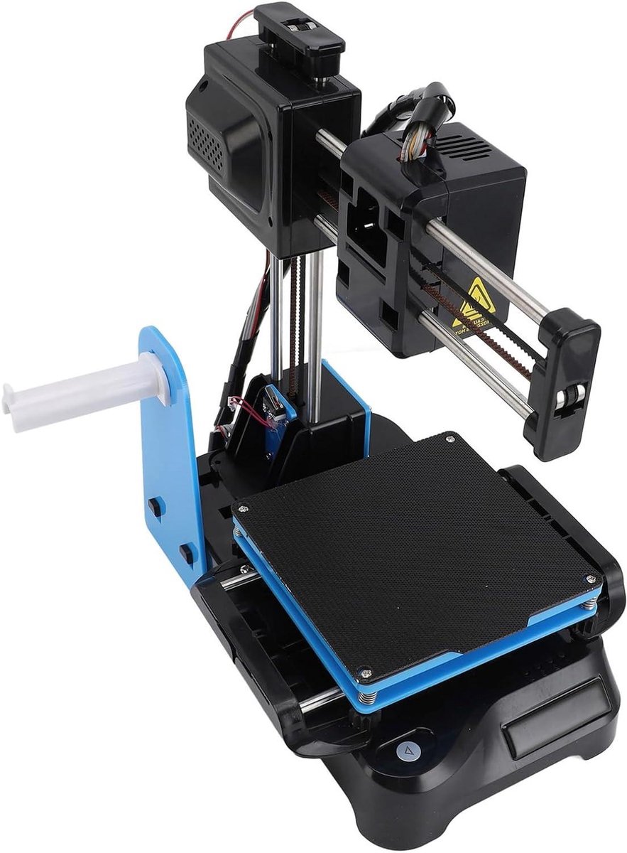 Compacte 3D Printer - Desktop machine - Hobby projecten maken - Snelle opwarming - 100x100x100mm - Wit