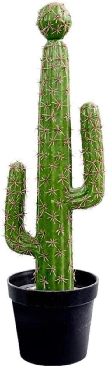 Kunstplant - Nepboom Pot - Decoratie Huis - Onderhoudsvrij Groen - 80 cm - Groen