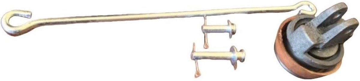 Vervangende Zuiger Set - Handpomp Onderdelen - Water Pompen - Complete Gietijzeren Set - 8 cm Diameter - Grijs Bruin Zilver