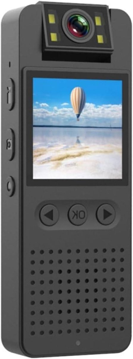 Draagbare Camera - Mini Recorder - Veiligheid Vastleggen - Nachtzicht Functie - 1080P HD - Zwart