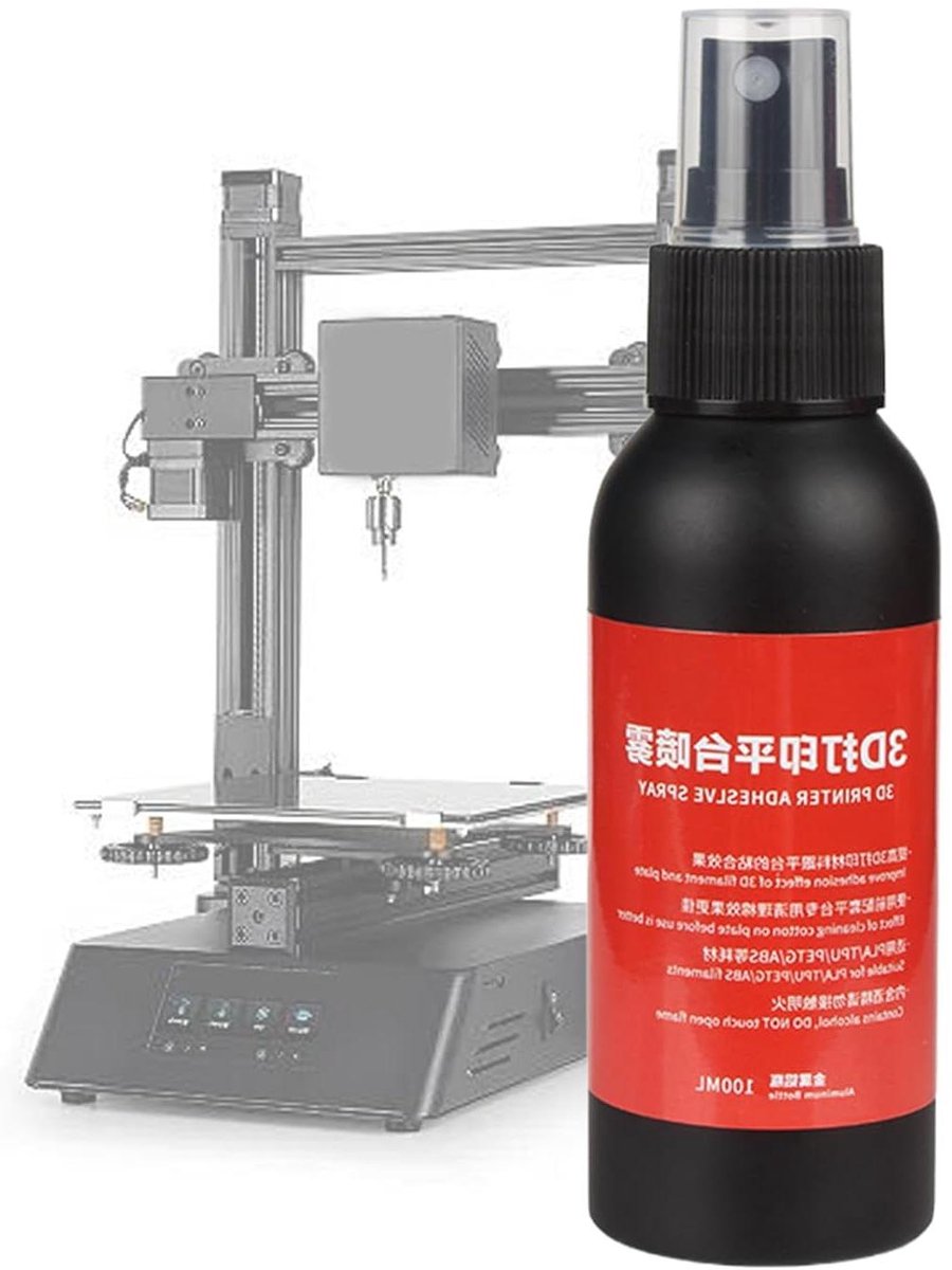 3D Printer Lijm - Model Spray - Print Stabiliteit - Direct Drogen - 100 ml - Transparant