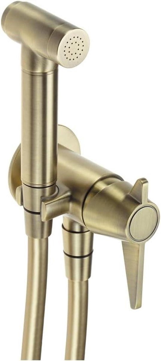 Tevo bidet-mengkraan voor wandmontage van messing met handdouche