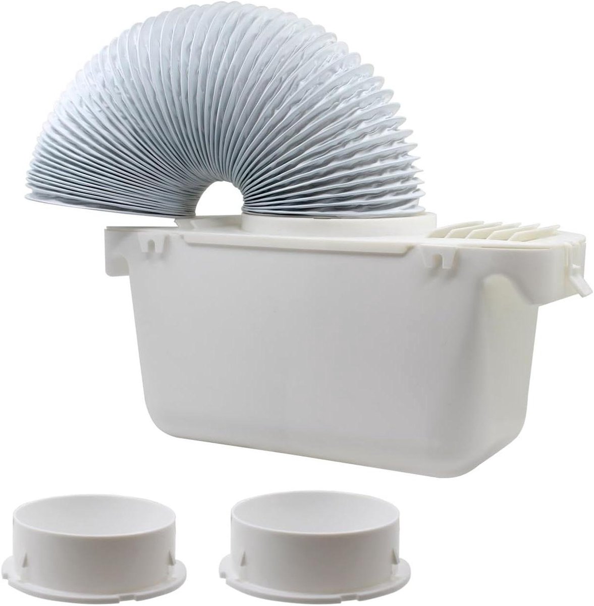 Droger Condensator Kit Ventilatie Slang Vocht Afvoeren Universele Pasvorm 100mm Diameter Wit