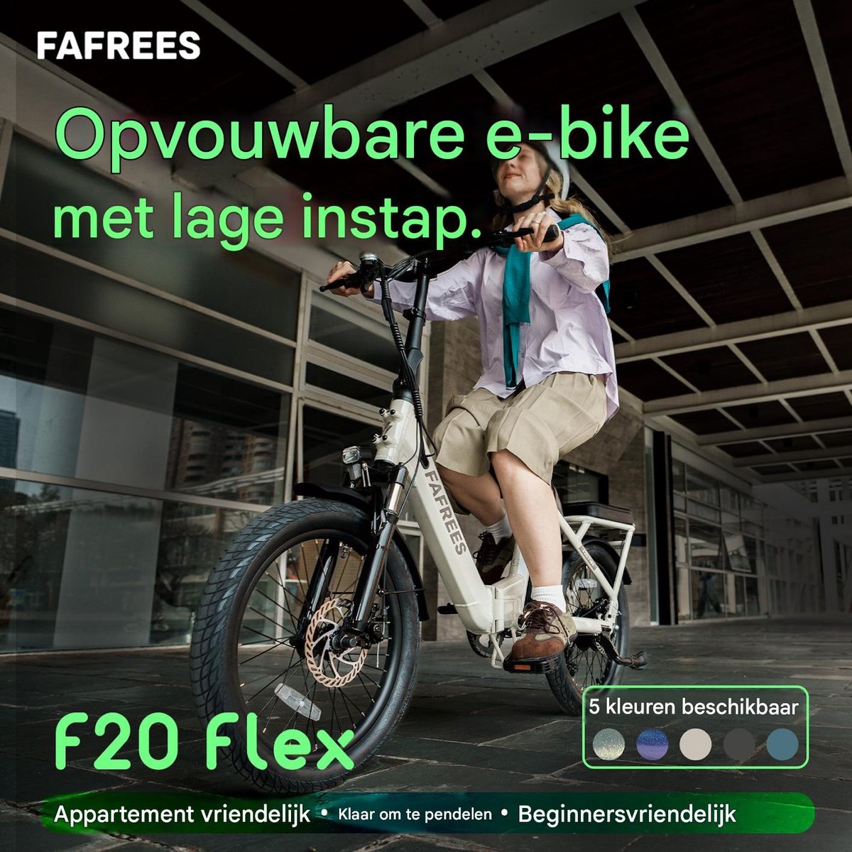 Fafrees Elektrische fiets - Actieradius120km - Verwijderbare batterij 36 V 20Ah - Motor 250W - Shimano 7 versnellingen - Koppelingssensor aan beide zijden - 20 Inch Commuter E-Bike - Dubbele Vering - 20 Inch opvouwbare City Commuter E-Bike - Groente thumbnail 6