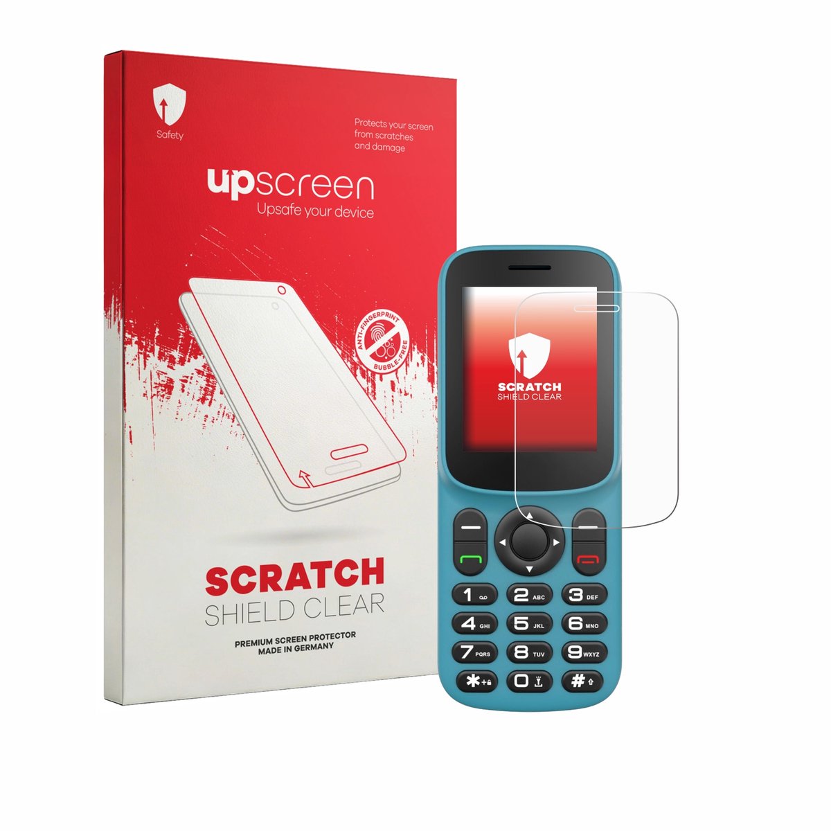 upscreen - Screenprotector voor Uleway T185 - Folie Beschermfolie transparant