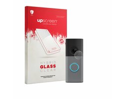upscreen - Screenprotector voor Ring Wired Video Doorbell - Folie Beschermfolie Beschermglas transparant