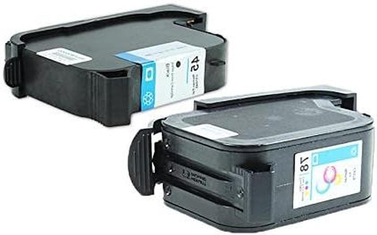 Inkt Bespaarset - Printer Cartridges - Thuisprinten - Recycled Materiaal - 2 Cartridges - Multi-color
