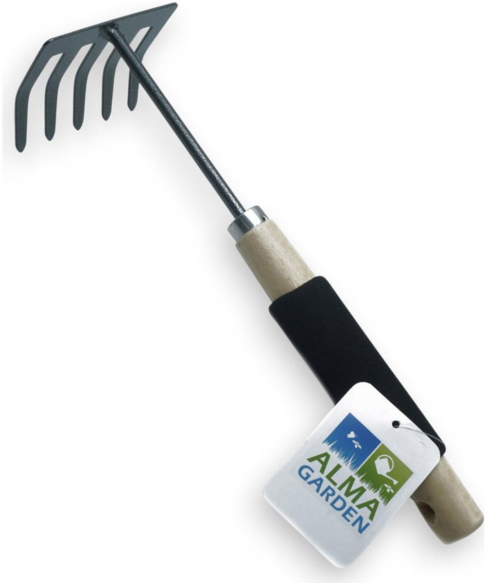 Alma Garden Tuingereedschap harkje - 30 cm - Moestuin - mini tuingereedschap - tuinieren