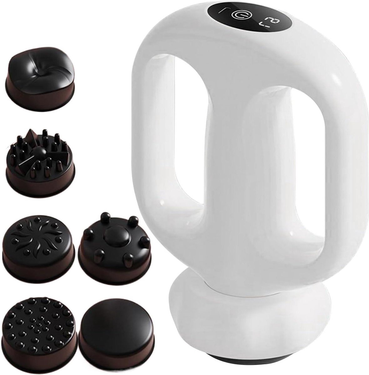 Cellulite Massage Apparaat - Benen Relaxatie Tool - Diepe Spierontspanning - 9 Snelheden - 247 x 98 cm - Wit