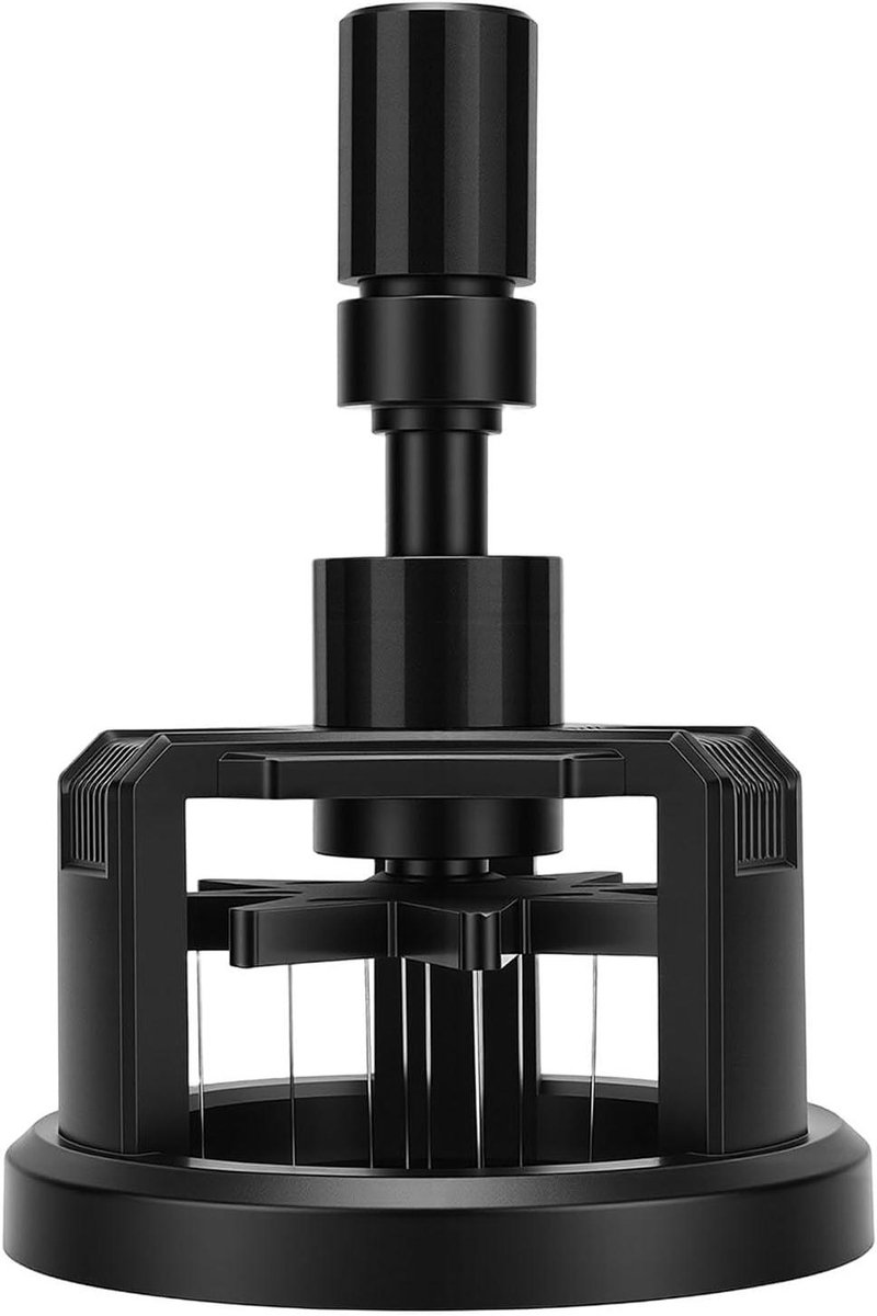 Koffiedistributietool - Koffiedistributie Naald - Koffie Zetten - 10 Precisie Naalden - 51 mm - Zilver