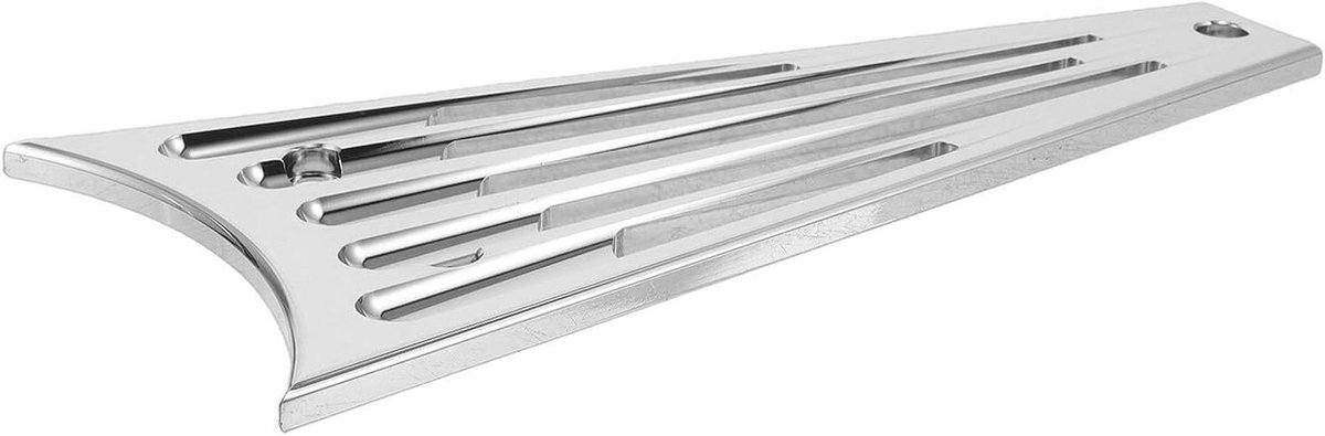 Motorfiets Radiatorafdekking - Koelerbeschermer Tankafdekking - Motoronderhoud Verbeteren - Stijlvolle Zichtbaarheidsverbetering - 29 x 14 cm - Zilver