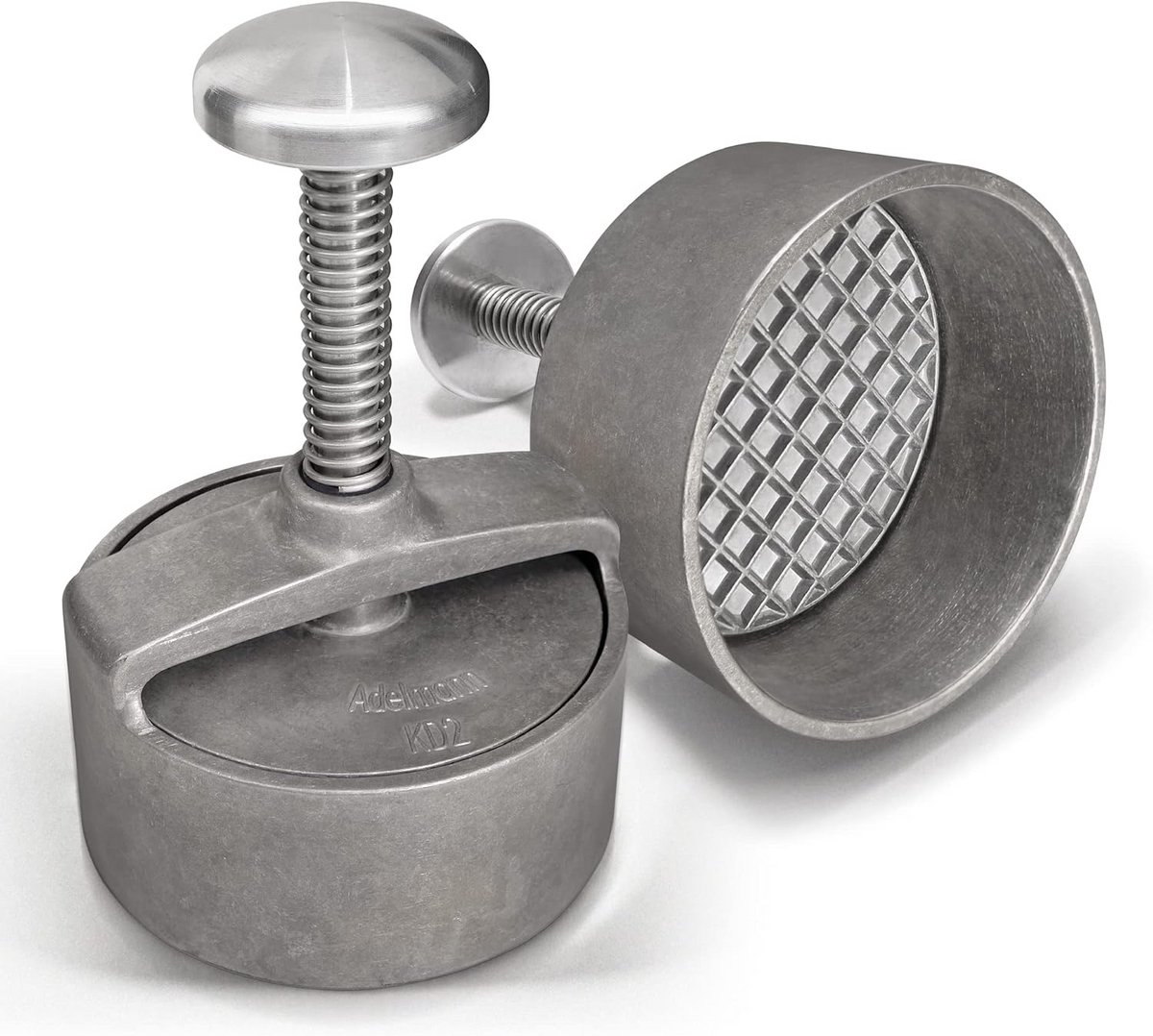 Burger Pers - Patty Maker - Burgers Maken - Antiaanbaklaag - Ø 100 mm - Aluminiumkleur