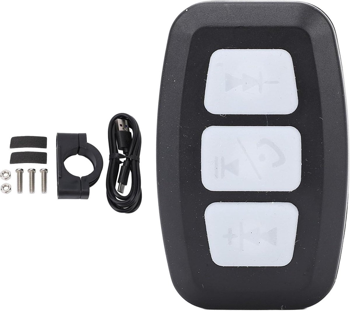 Telefooncontroller Fiets - Media Afstandsbediening - Muziek Bediening - IPX6 Waterbestendig - 15 Meter Bereik - Wit