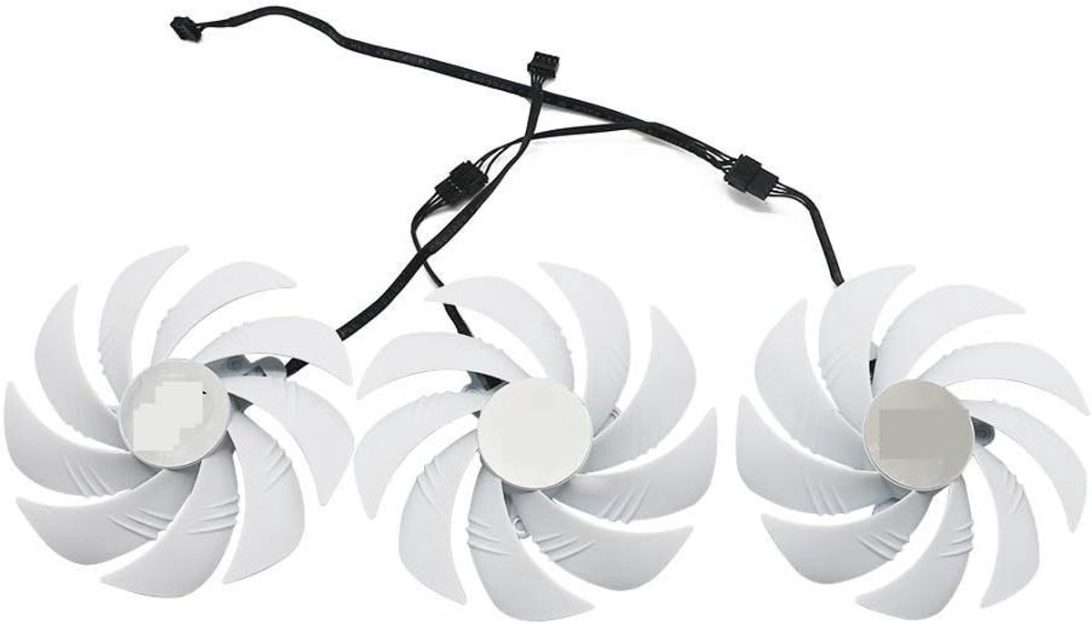 Grafische Kaart Ventilator - Koeler Vervanging - Component Koeling - Efficiënte Warmteafvoer - 107 MM - Zwart
