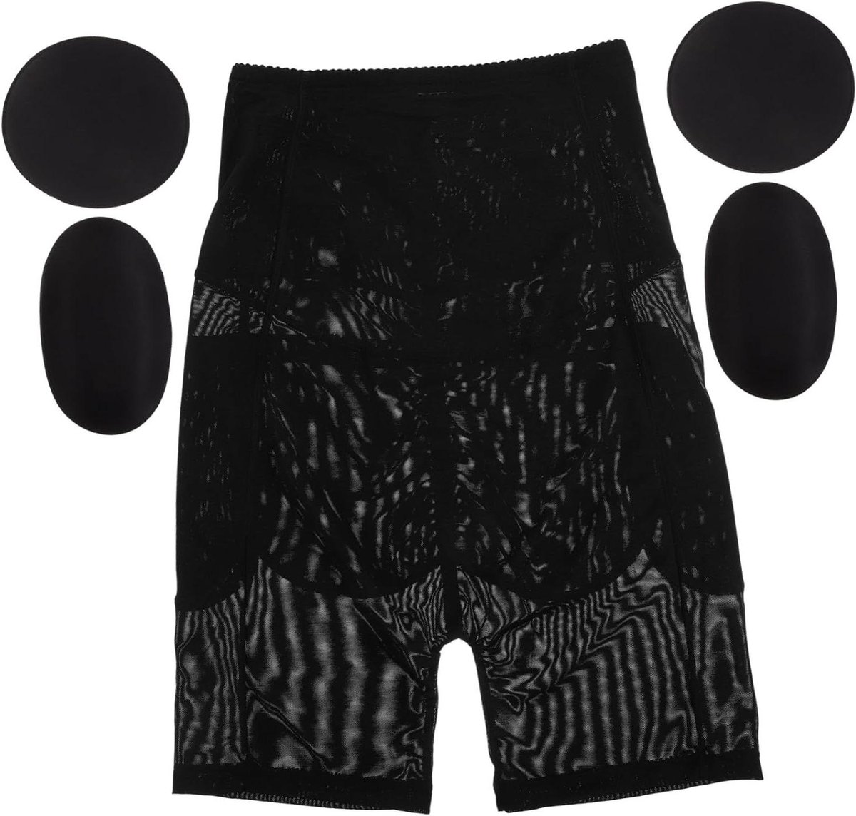 Panty met Pads - Billen Booster - Figuur Verbeteren - Zachte Katoen Vulling - 18.5x11x2cm - Zwart