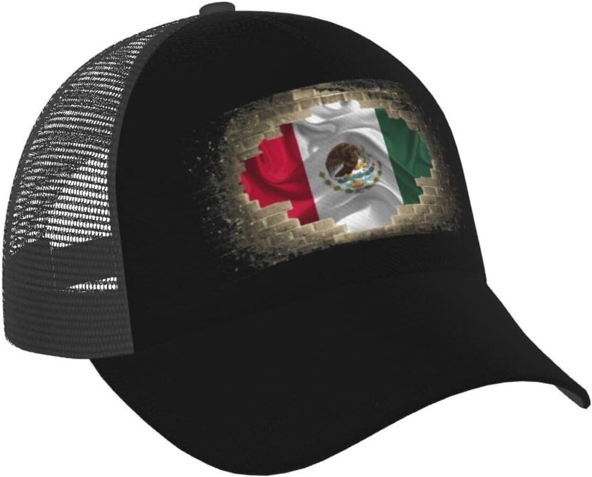 Baseball Cap - Zonnehoed Pet - Vrije Tijd - Ademend Mesh Design - One Size - Multicolor