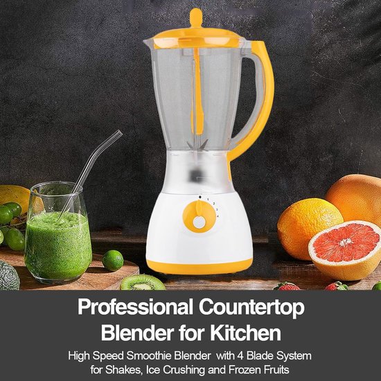 Smoothie Maker - Keuken Blender - Gezonde Drankjes Maken - Krachtige Motor - 1.5 Liter - Groen — afbeelding 2