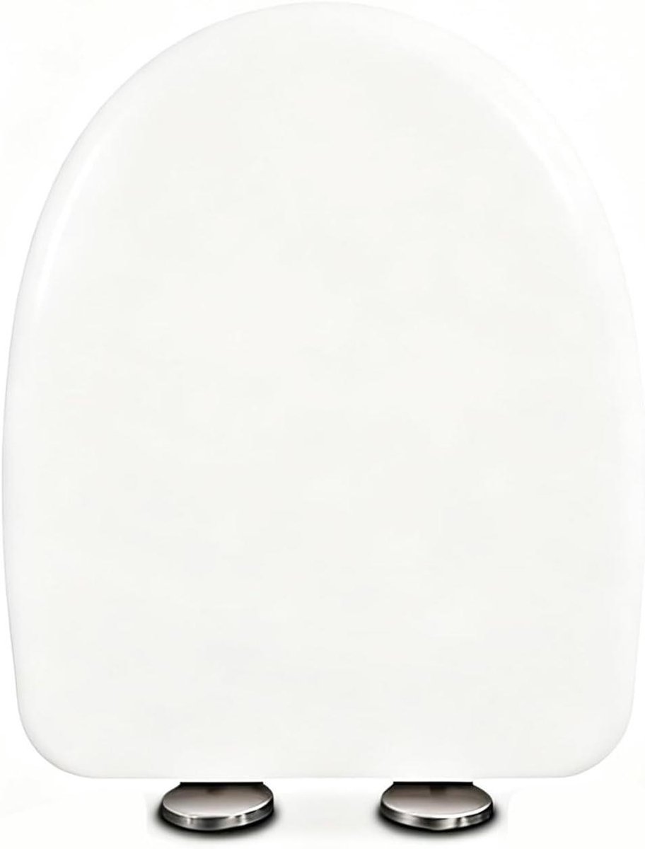 Universele Toiletbril - Toiletdeksel Zitting - Badkamer Upgrade - Softclose Snelreiniging - U V Vorm - Wit