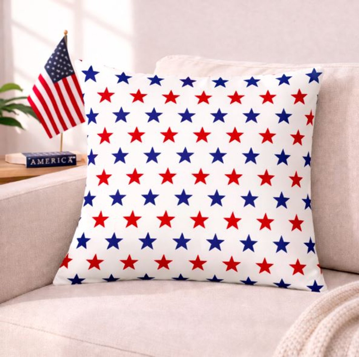 Proud to Be American Collection Kussenhoes - 45x45 cm