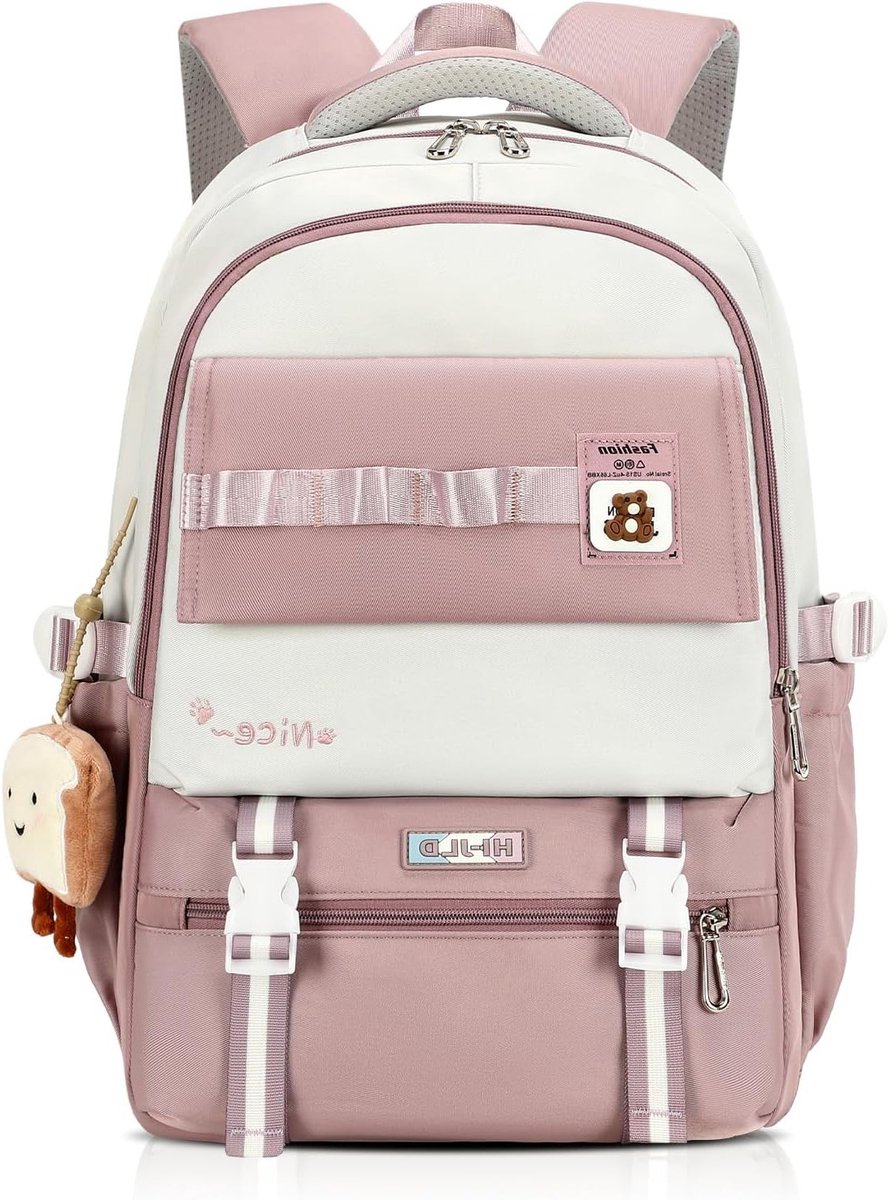 Stevige Schoolrugzak voor Tienermeisjes - 26L Schooltas voor Middelbare School en Universiteit
