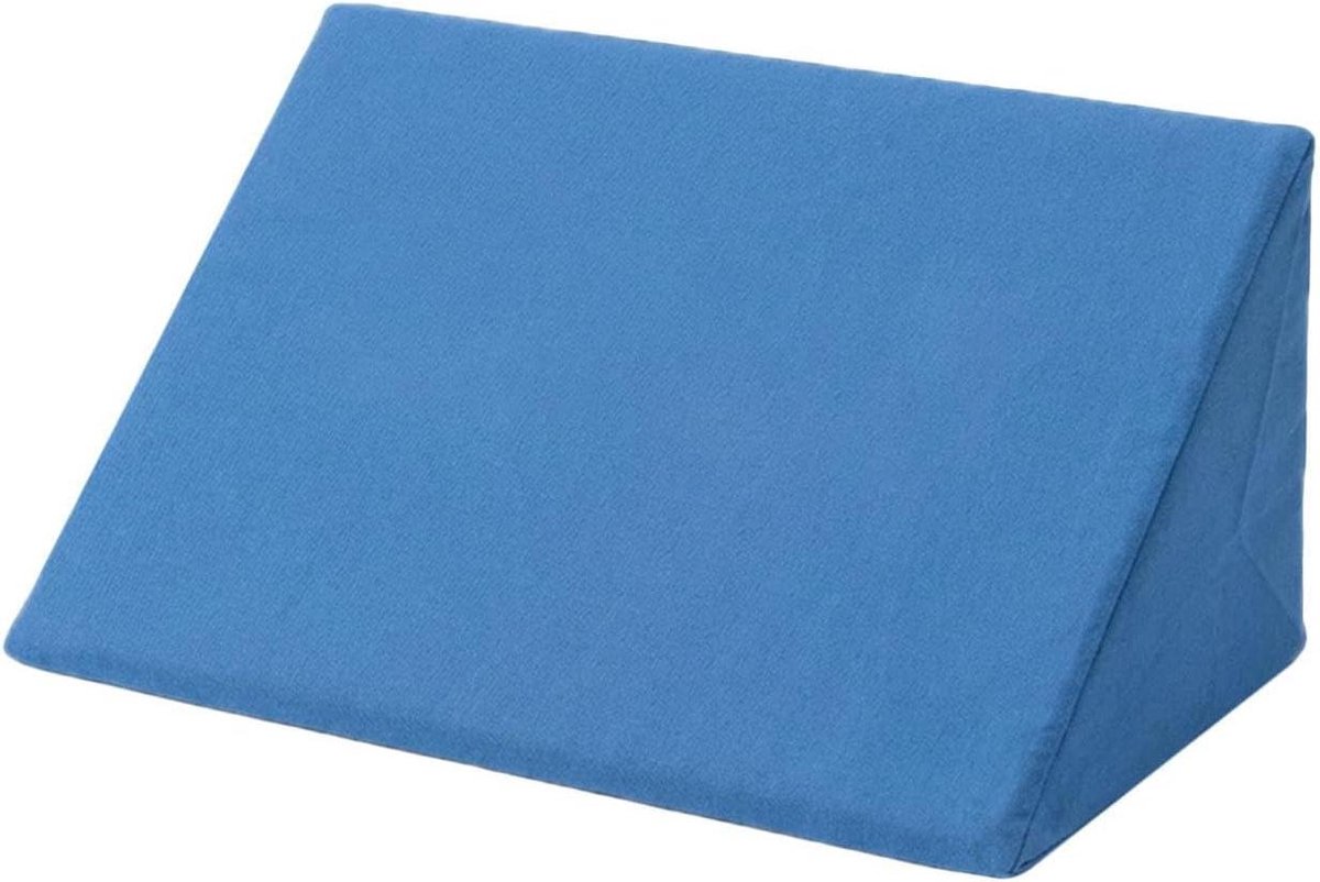 Curlbank - Onderarmsteun - Krachttraining thuis - Ergonomische ondersteuning - 50 x 25 x 20 cm - Blauw