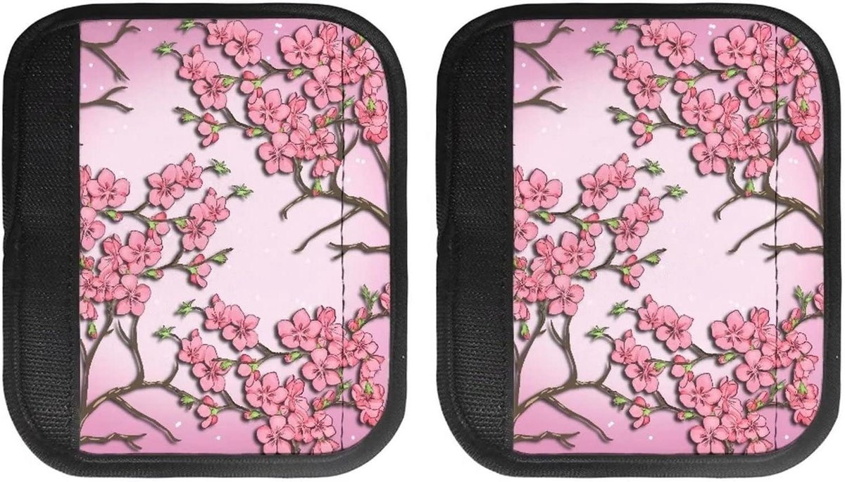 Koelkast Handvat Hoezen - Apparaat Beschermers - Keuken Decoratie - Wasbaar Ontwerp - Set van 4 - Perzik Bloesem