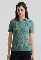 Felix Hardy Polo Shirt Korte Mouwen 100% Katoen Dames Groen - L