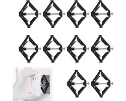 10Pcs Wall Mount Switch Box Repair Tool - Repair Cassette - 86 Type Cassette Support Rods - Electrician Accessories - Wall Mount Socket Box Holder - Repair Tool