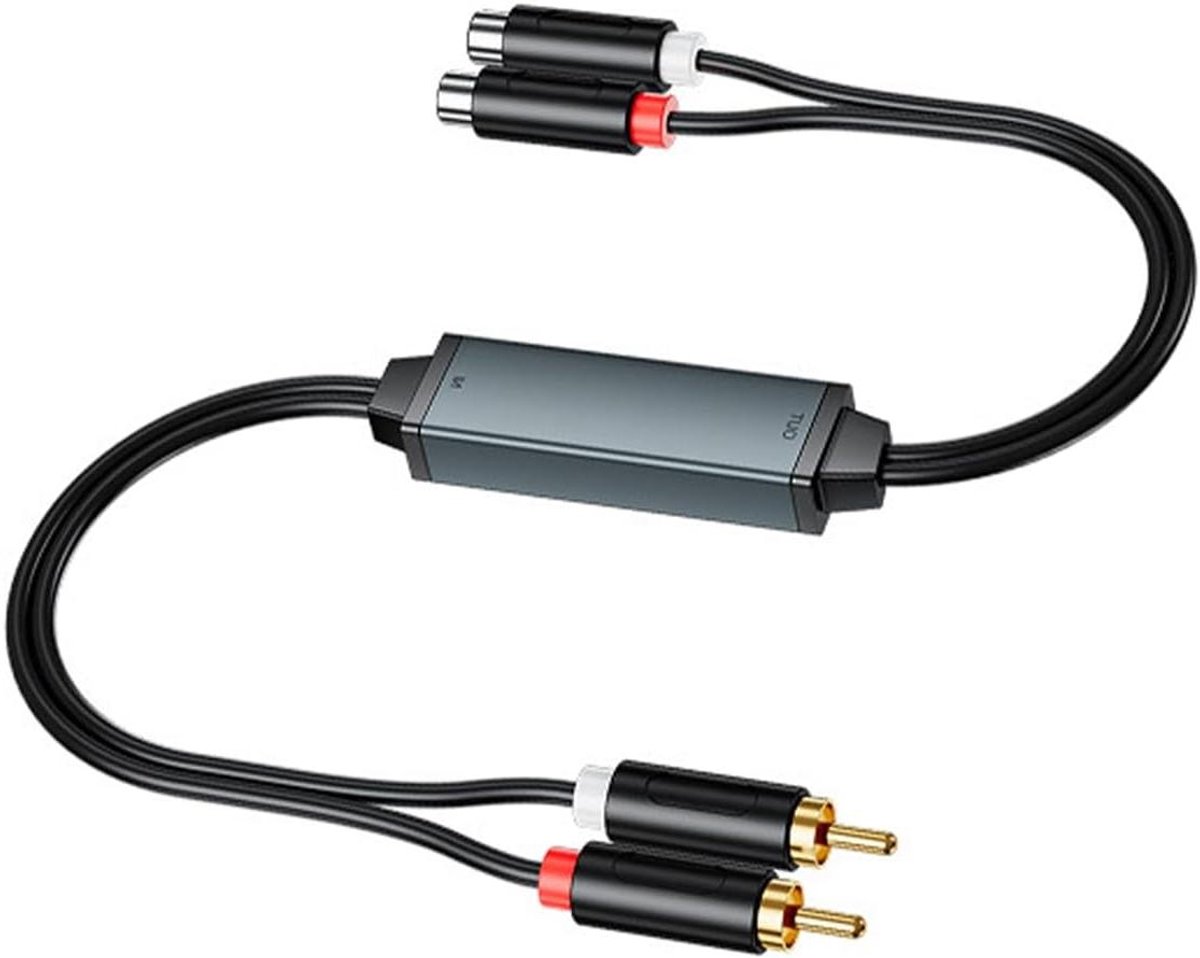 Audio Ruisisolator - Aardlus Eliminator - Zuiver Geluid - Plug and Play - 12 cm - Zilver