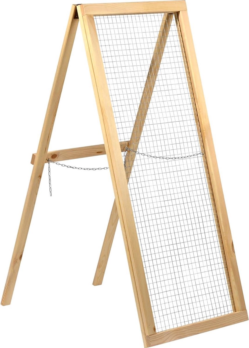 Compost Zeef - Tuin Zeef - Bodem Verbeteren - Vrijstaand Ontwerp - 110 x 52 cm - Houtkleur