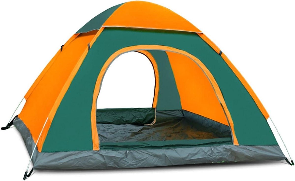Pop-up Tent - Kampeertent Automatisch - Buiten Ontspannen - Dubbele Mesh Deuren - 200x150x115 cm - A