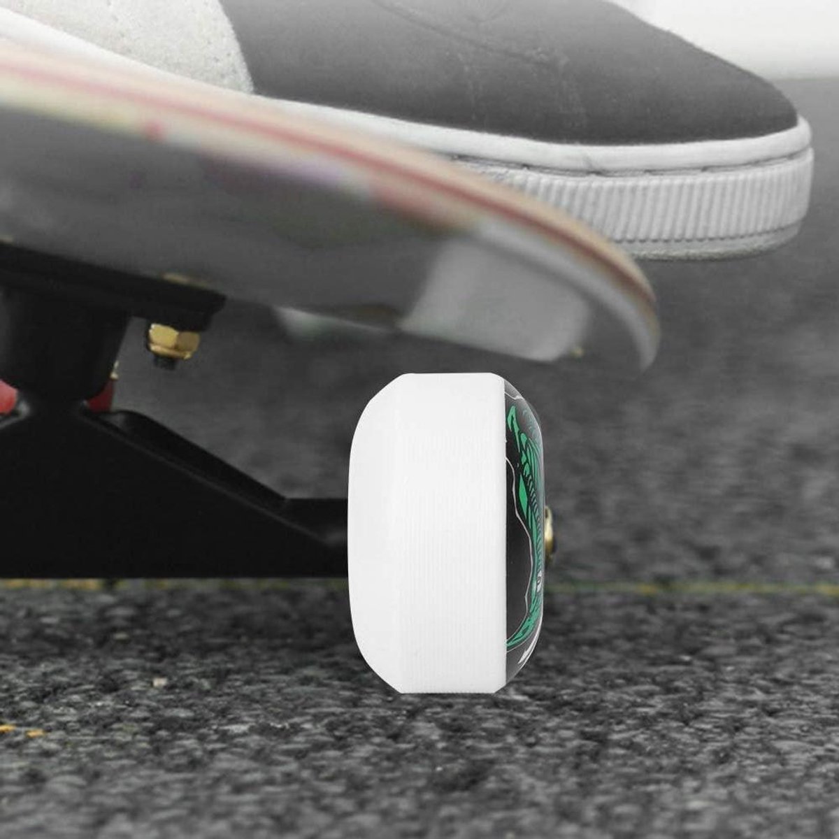 Skateboard Wielen Longboard Wielen Straat Rijden Hoge Veerkracht 54x32mm 4 Stuks