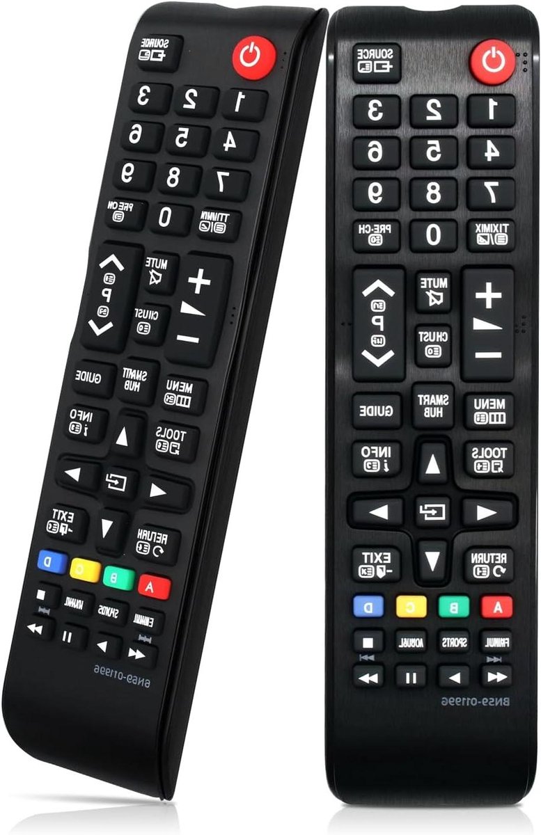 Universele Afstandsbedieningen - Smart TV Afstandsbediening - TV Bediening - Geen Configuratie Nodig - 2 Stuks - Zwart
