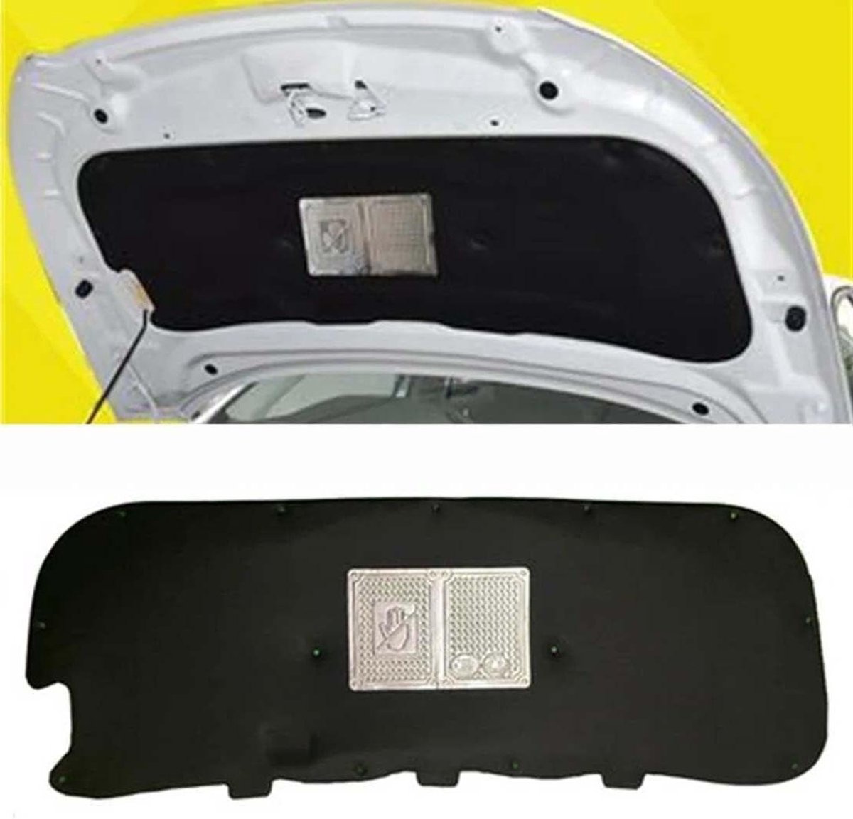 Motorruimte Isolatie - Geluiddempende Mat - Stil Rijden - Warmtebestendig Materiaal - 1 Stuk - Zwart