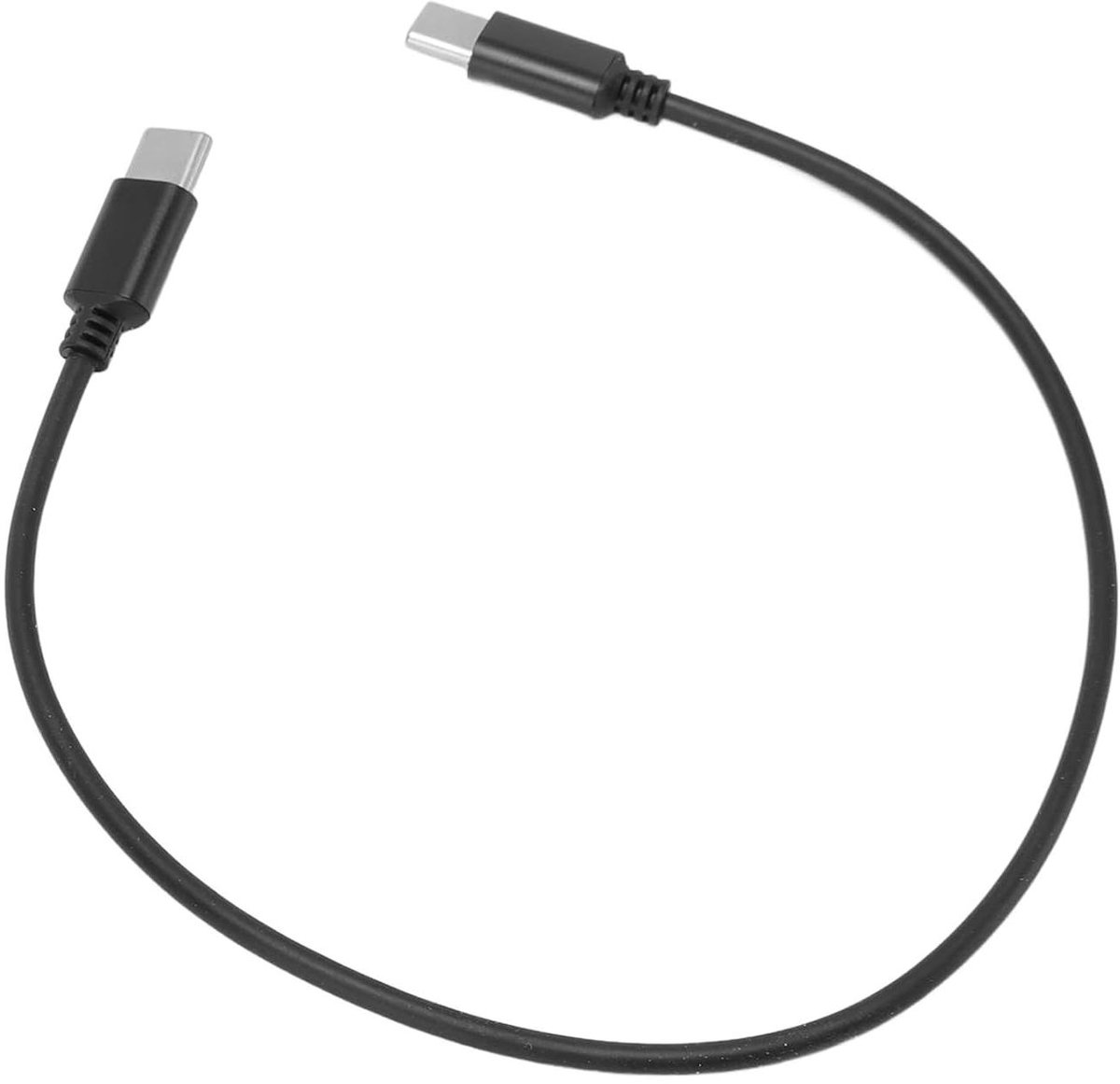 Microfoon Kabel - Type C Kabel - Draadloos Opnemen - Verliesvrije Audio - 30cm - Zwart