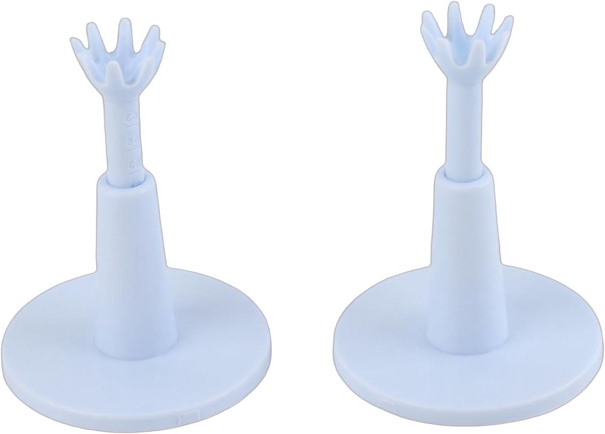 Golf Tees Verstelbaar - Golf Accessoire - Golf Training - Superbestendig Rubber - 53-73 mm - Zwart
