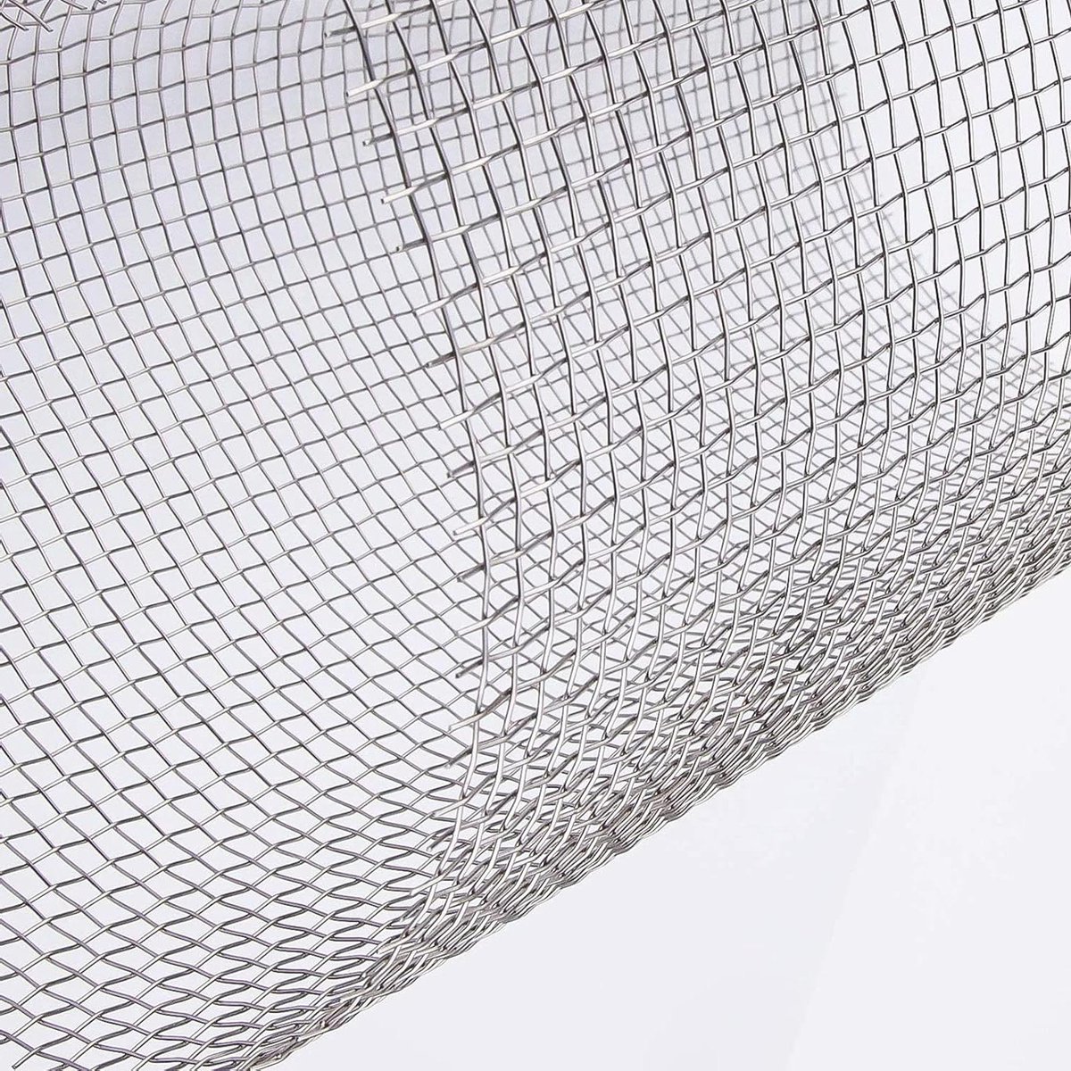 Roestvrij staal Gaas - Metaalgaas Ventilatie - Bescherming Knaagdieren - Duurzaam 304 Materiaal - 80 Meshes - Zilver
