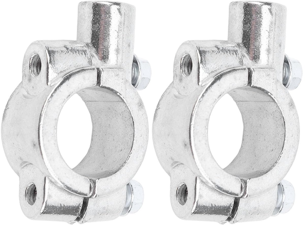JHUBERS - Motorfiets Spiegelmontage Klem - 22mm Handlebar Adapter Set van 2