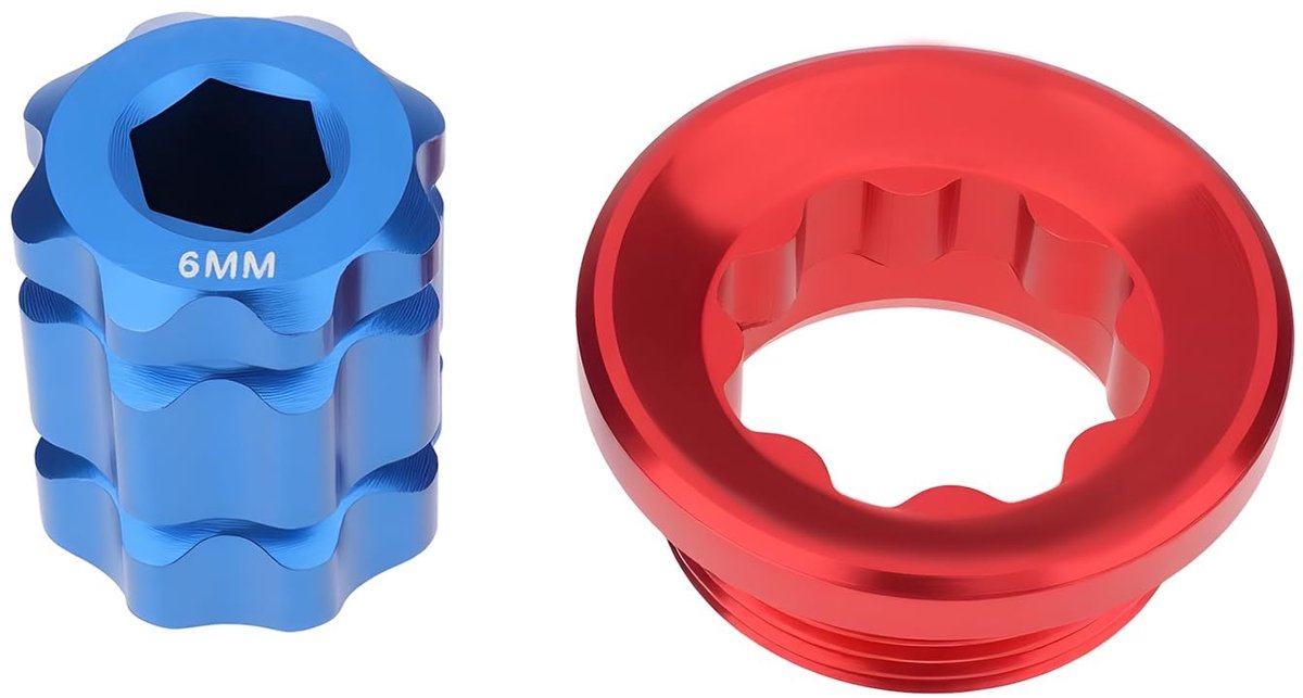 JHUBERS- Crankarm Montagebout M20x8mm - Compatibel met Shimano - Lichtgewicht - Duurzaam - Inclusief Crankafdekking - Sterke Corrosiebestendigheid - Crankbout