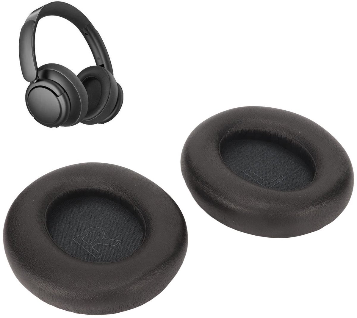 Dailygoods- Oorkussens Vervangend - Geluidsisolatie - Comfortabel - Traagschuim - Eiwitleren - Universele Hoofdtelefoon Accessoires - Hoofdtelefoon Oorkussen