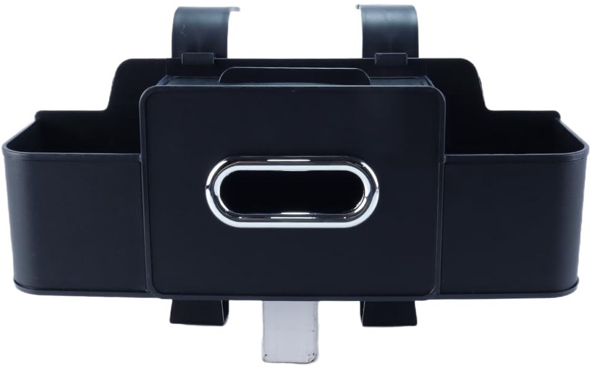 Dailygoods- Opbergbox multifunctioneel - Auto organizer - Bekerhouder - Tissuedoos vak - Ruimtebesparend - Leer, 32,5 x 11,5 x 8,5 cm - Autostoel Organizer