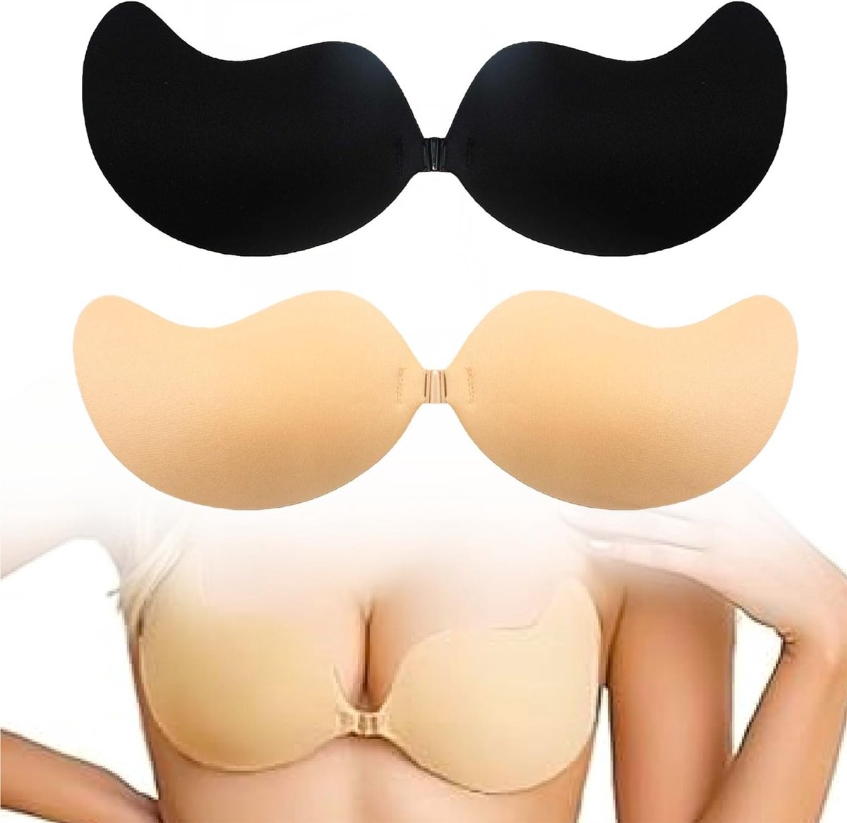 Adhesieve Bh zonder Bandjes, Herbruikbare en Comfortabele Bh voor Dames, Geschikt voor Bruiloften, Reizen en Dagelijks Gebruik