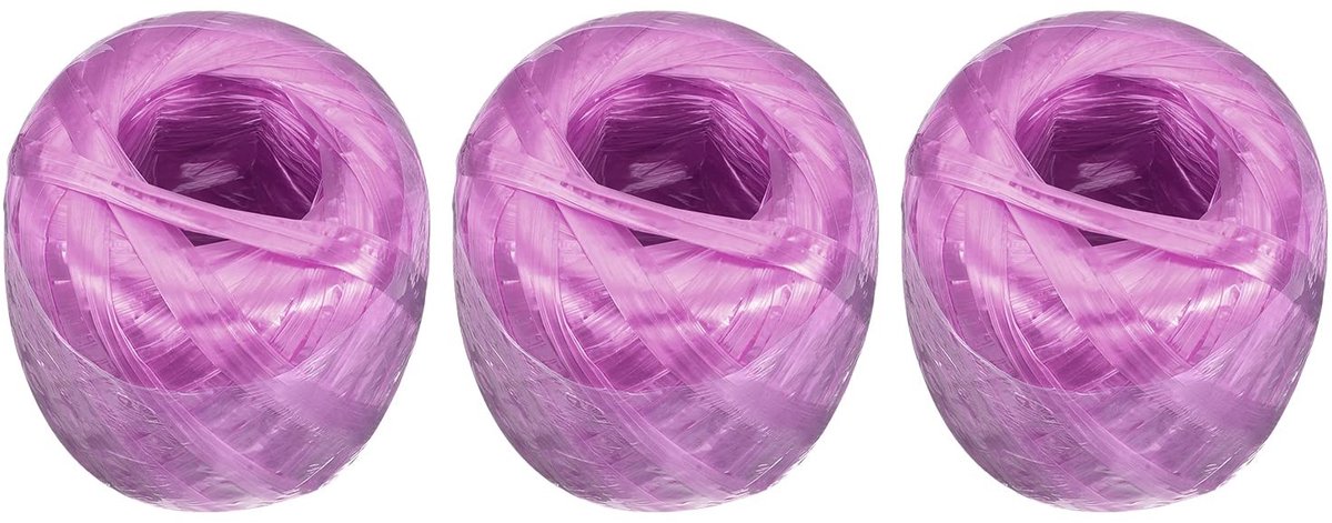 Dailygoods- Touw 150m - Polyester/Nylon - DIY - Huishoudelijk - Verpakking - 3 Rollen - Koord