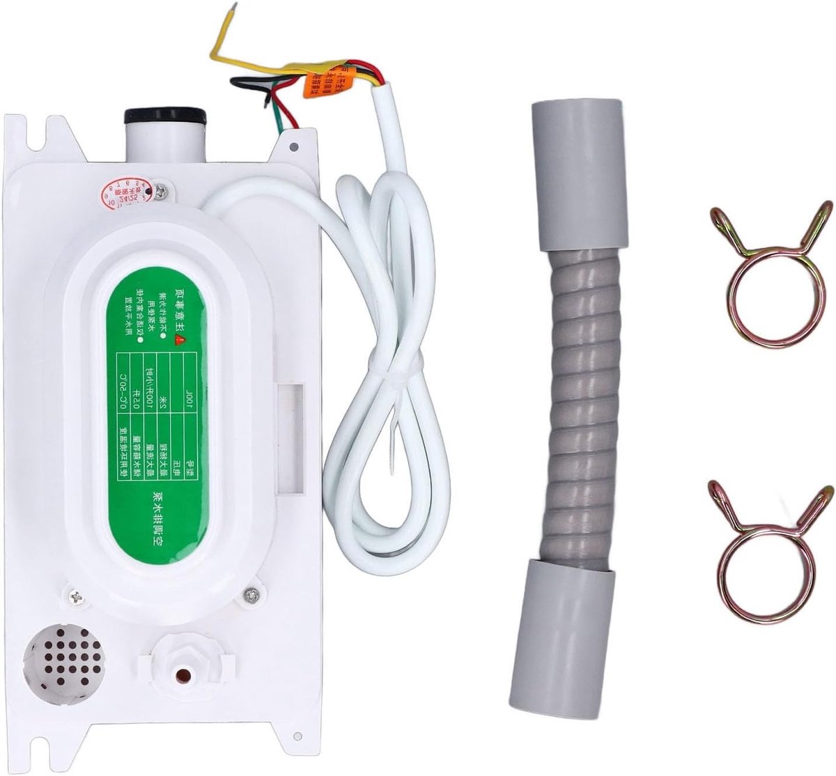 Automatische condenswaterpomp voor ontvochtigers en airconditioners - 100-230V, 100L/H doorstroom, 500ml tank, ideaal voor HVAC-systemen