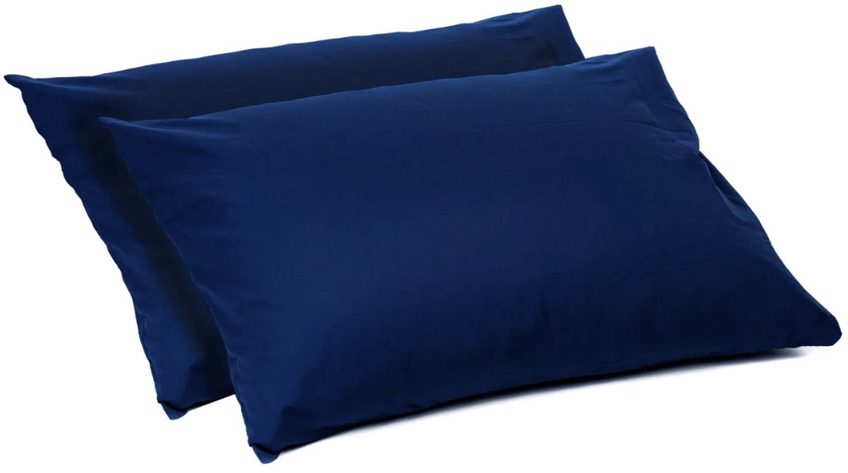 Zelesta Wonderbed Kussensloop Set van 2 - Navy 80x80cm
